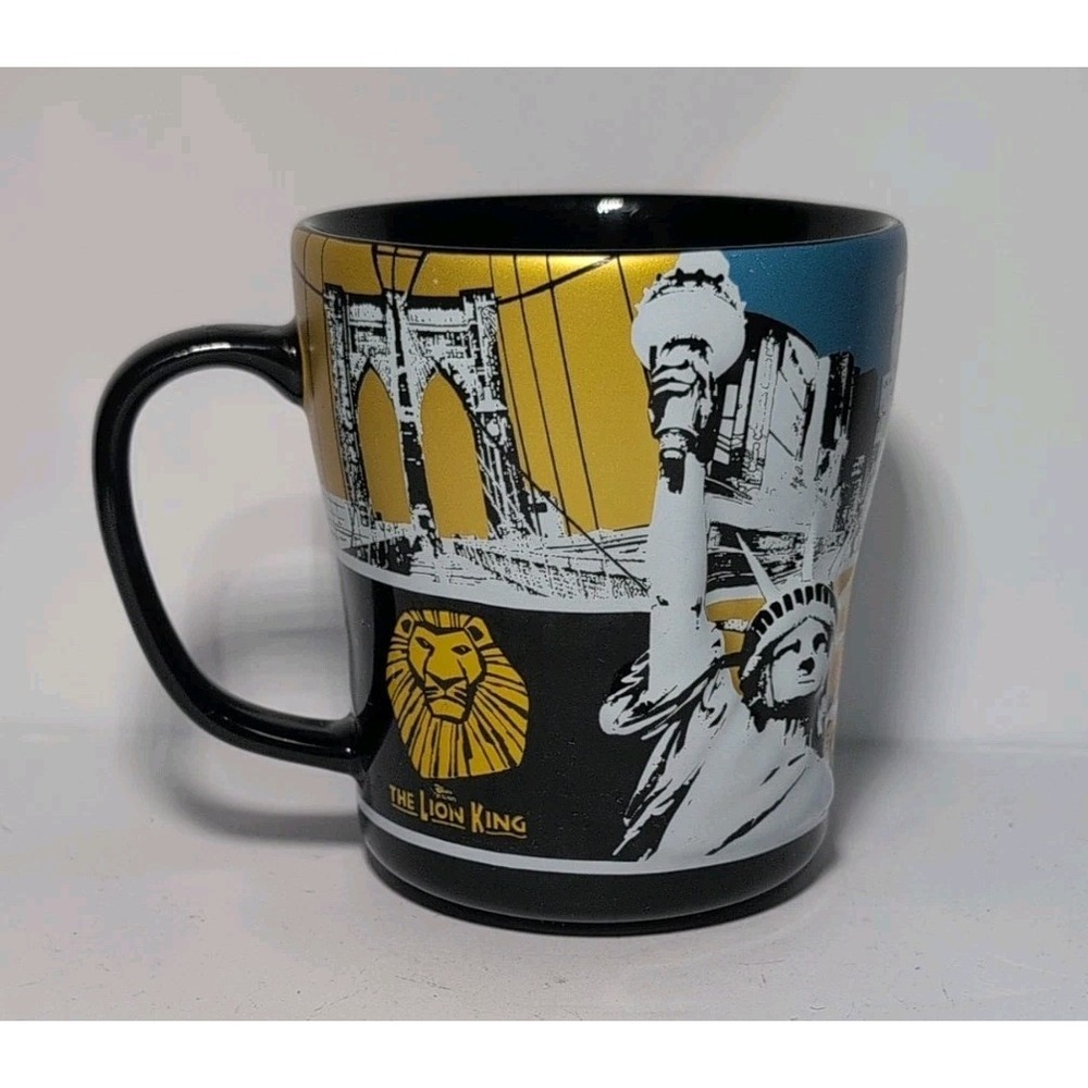 Disney Lion King Play New York City 3D Ceramic Coffee Mug Broadway theater
